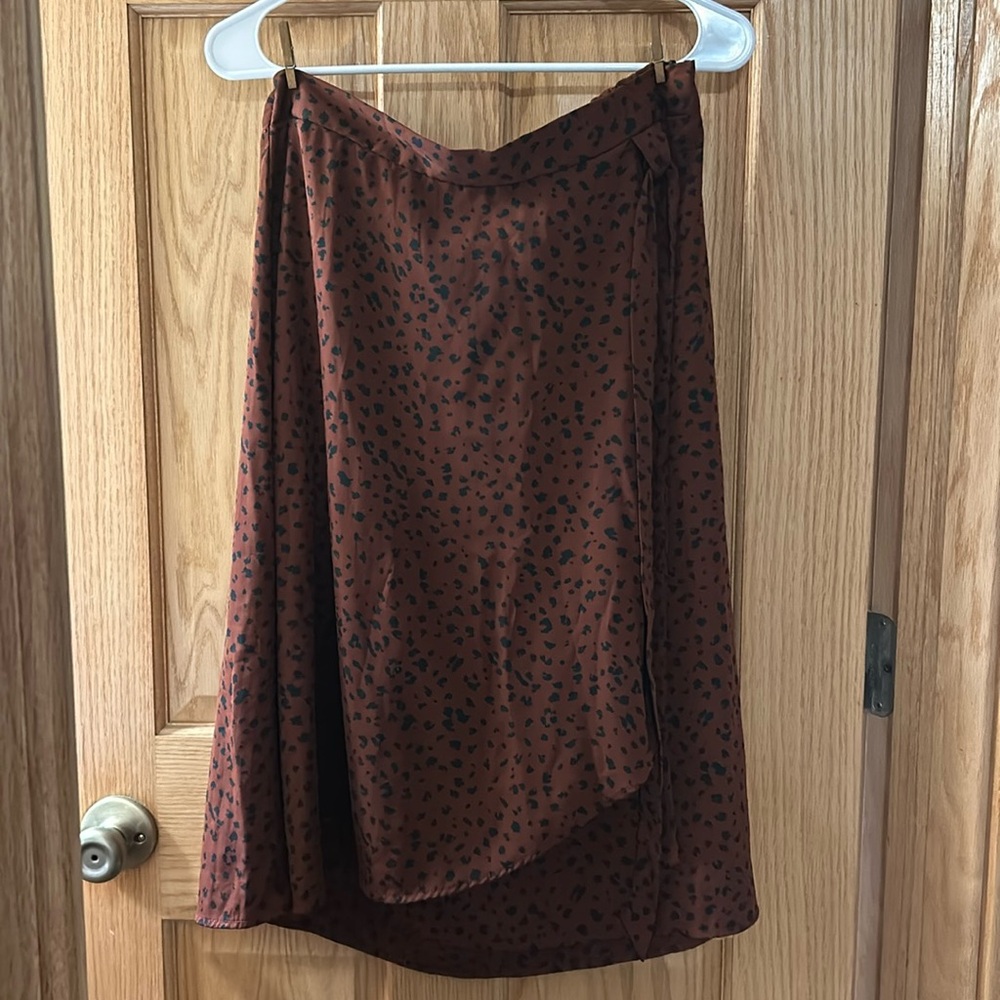 Le Lis faux wrap skirt